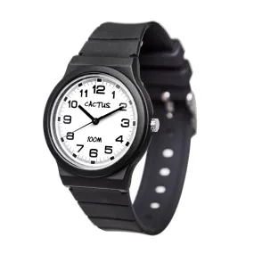 Cactus Watches | Kids Analogue Classic Watch | Black