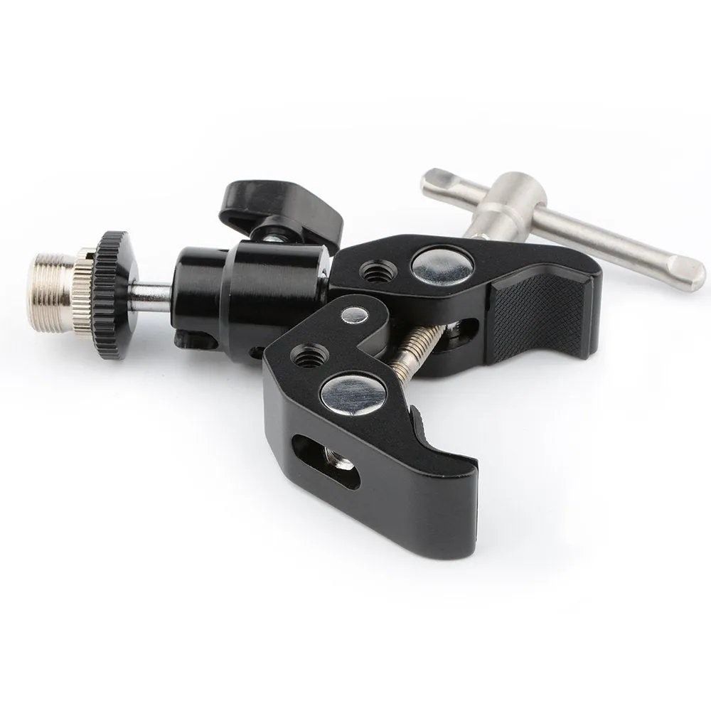 CAMVATE Crab Clamp Articulated 1/4 Mini Ball Head for Microphones - 1465