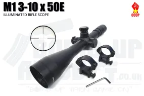 CCCP M1 3-10 x 50E Rifle Scope With RIS Mounts