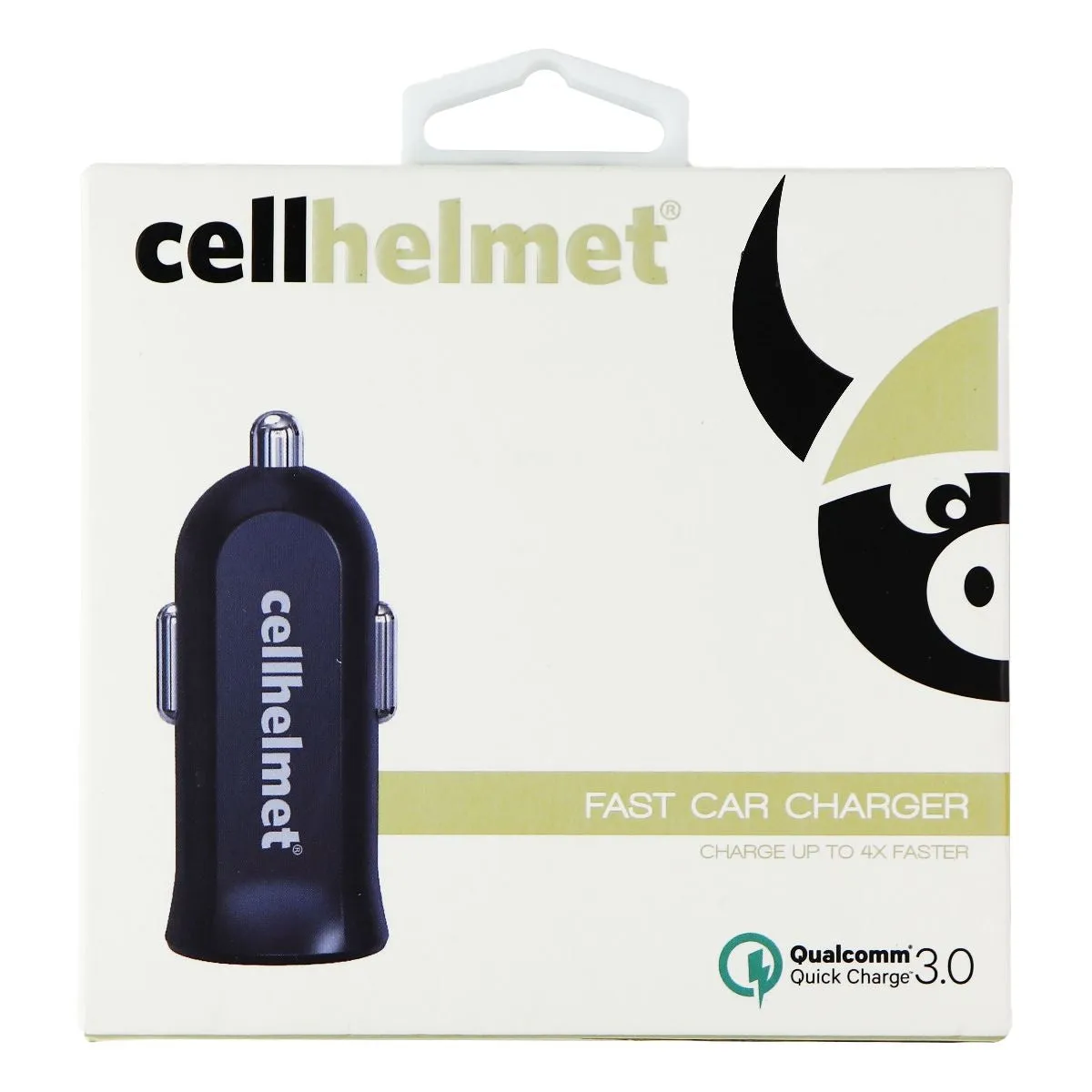 Cellhelmet Fast Quick Charge 3.0 Car Charger - Black