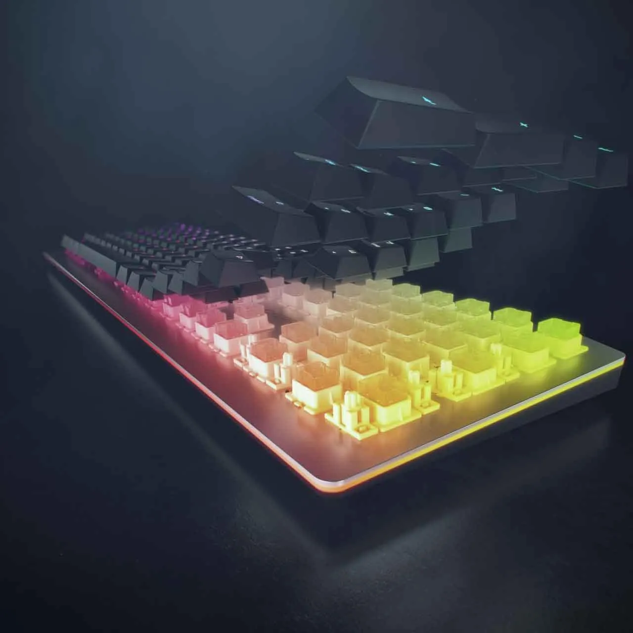 CHERRY MV 3.0 RGB Gaming Keyboard (Black) Viola Switch