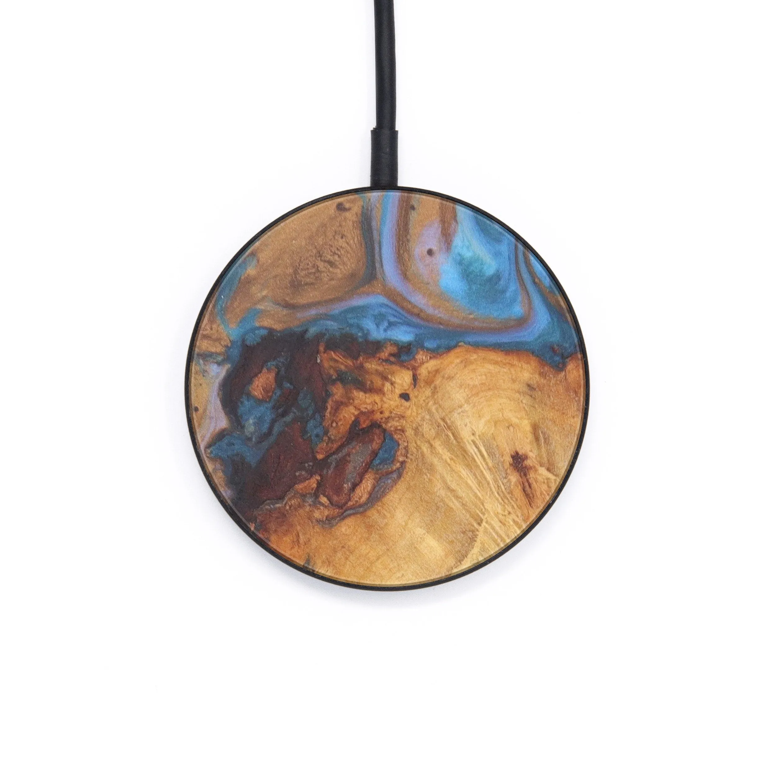 Circle Wood Resin Wireless Charger - Abbas (Artist Pick, 606093)