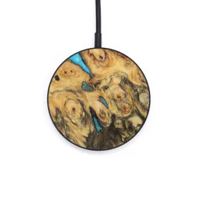 Circle Wood Resin Wireless Charger - Cecile (Buckeye Burl, 610173)