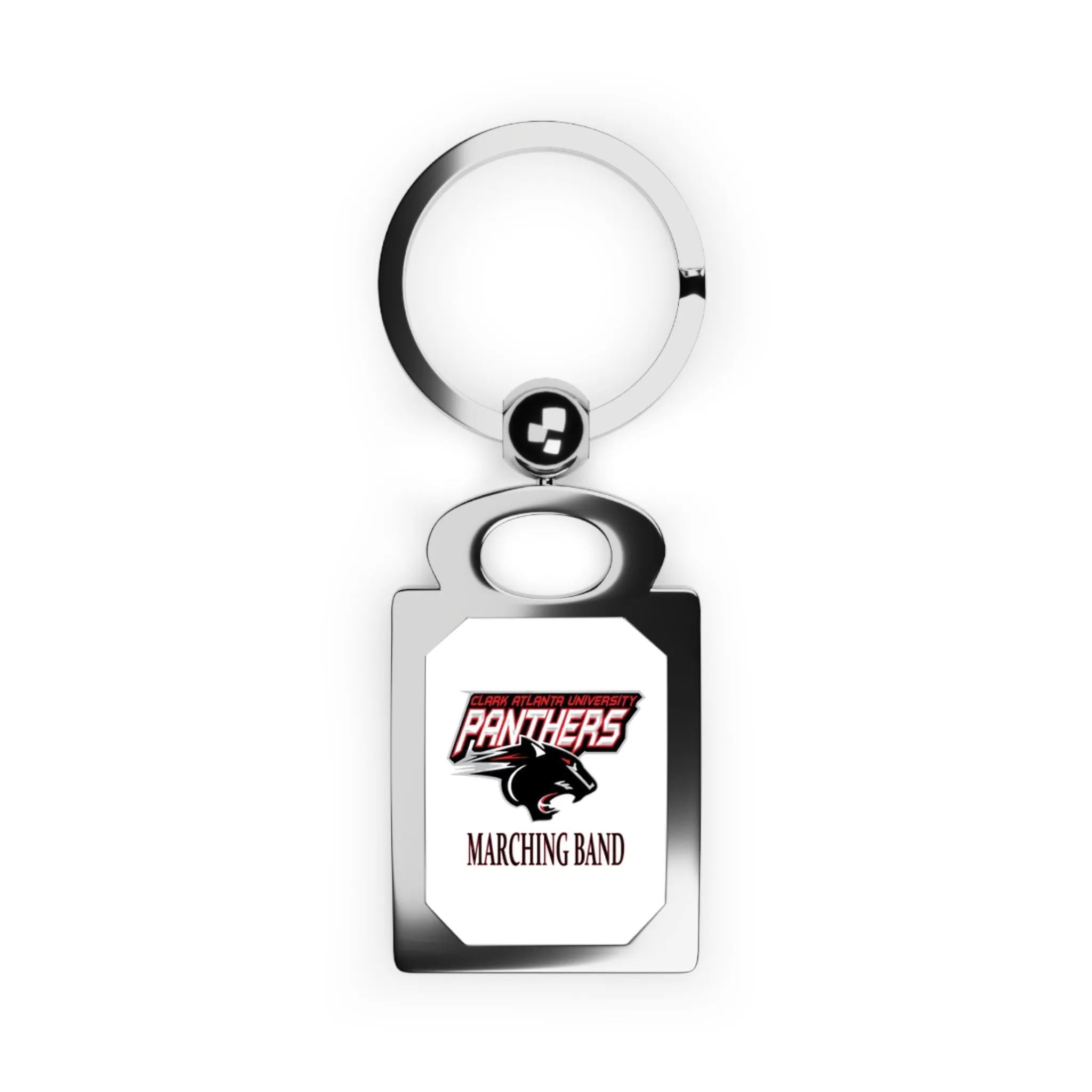 Clark Atlanta Marching Band Rectangle Photo Keyring