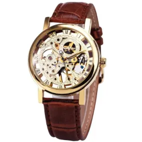 Classy Men Watch Superior Brown/Gold