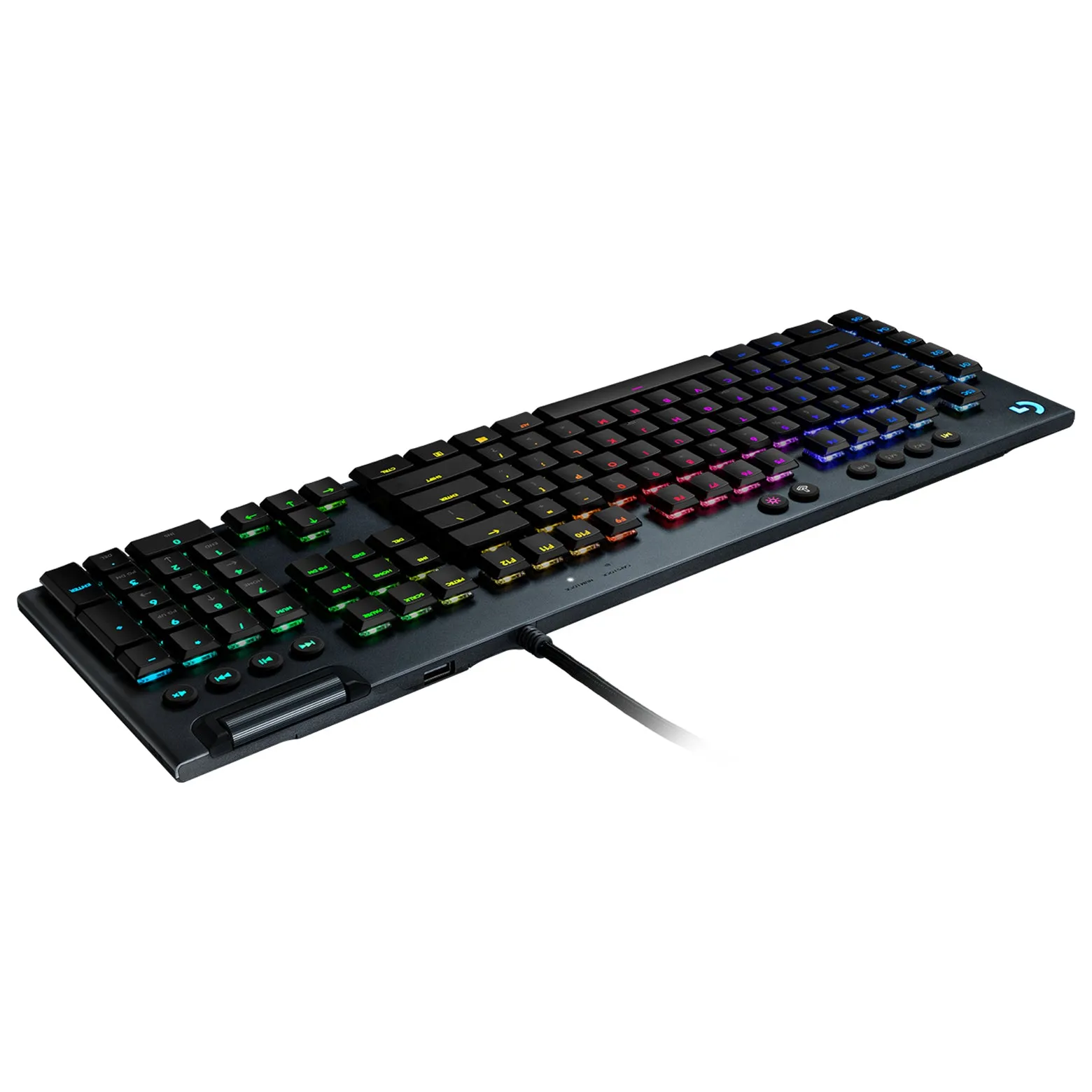 [CLEARANCE] Logitech G813 LIGHTSYNC RGB Ultra-Thin Mechanical Gaming Keyboard (GL Clicky / Linear / Tactile Switch) for Windows, macOS