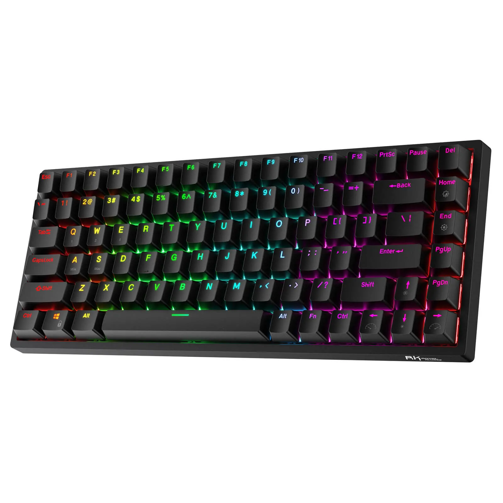 [CLEARANCE] Royal Kludge RK RK84 RGB 84 Keys Mechanical Gaming Keyboard 2.4G Wireless Bluetooth Hot-Swappable with Bluetooth 5.0