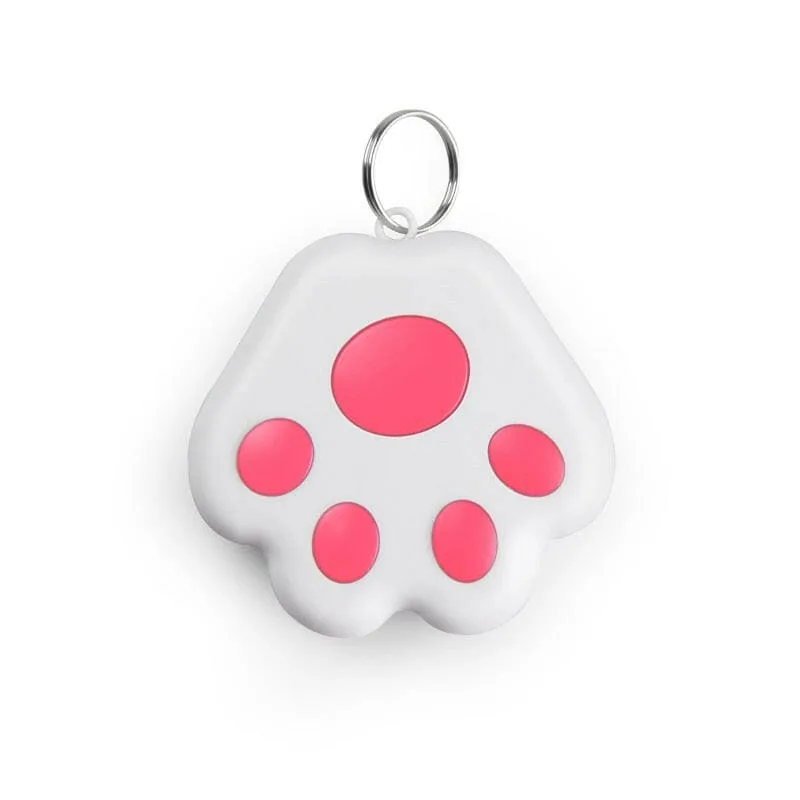 Colorful Paw Print Gps Anti Loss Tracker for Pets and Keys