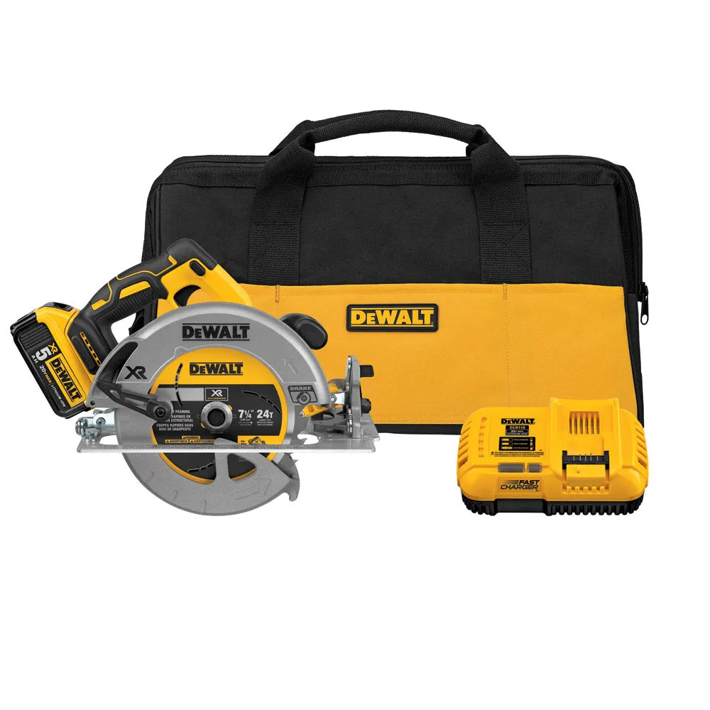 DeWalt DCS570P1 7-1/4"  20V MAX Cordless Circular Saw with Brake Kit