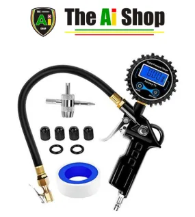 Digital Tire Inflator Pressure Gauge