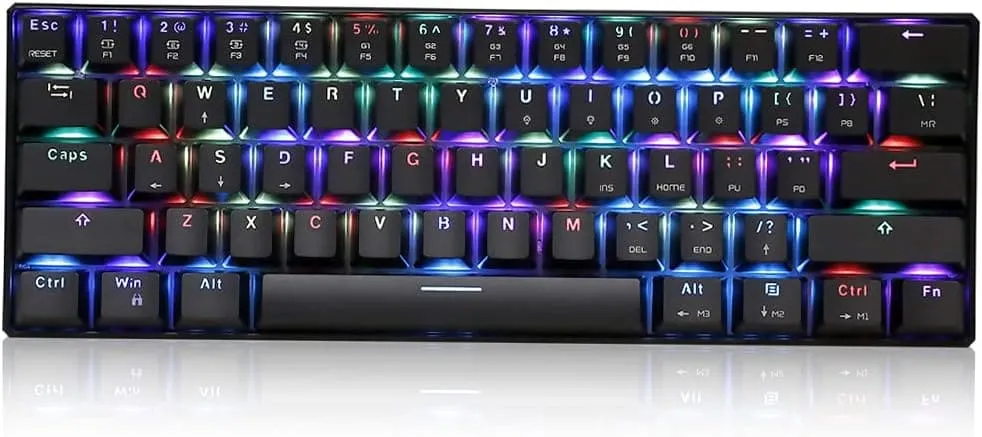 Docooler Motospeed CK61 USB Wired Mechanical RGB Gaming Keyboard