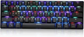 Docooler Motospeed CK61 USB Wired Mechanical RGB Gaming Keyboard