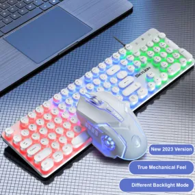 Dragon  BX9 LED Backlight Gaming USB Wired Keyboard Mouse Set