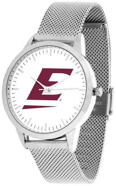 Eastern Kentucky Statement Mesh Band Unisex Watch - Silver