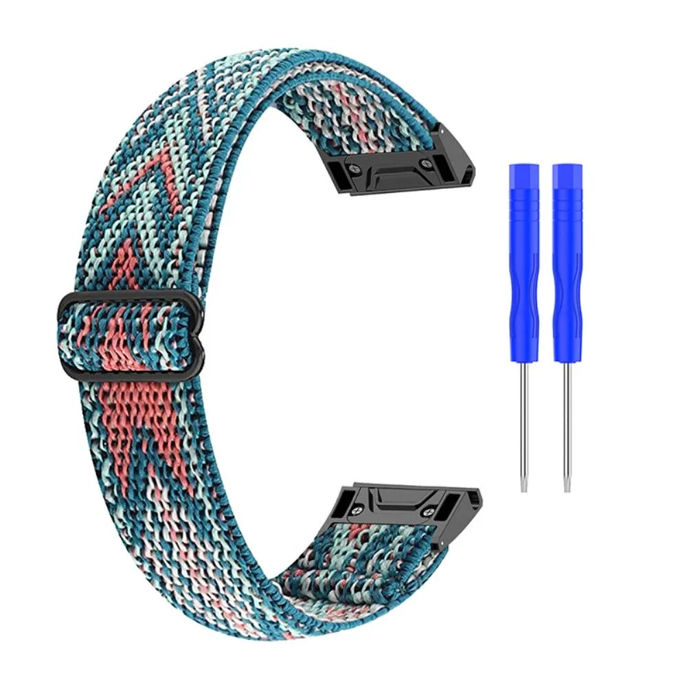 Elastic nylon cool pattern watch strap for Garmin watch - Arrow