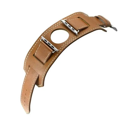 Extra Long Genuine Leather Strap For Apple Watch Band Genuine Leather watchBand Cuff Bracelet Leather Band strap For Apple Watch