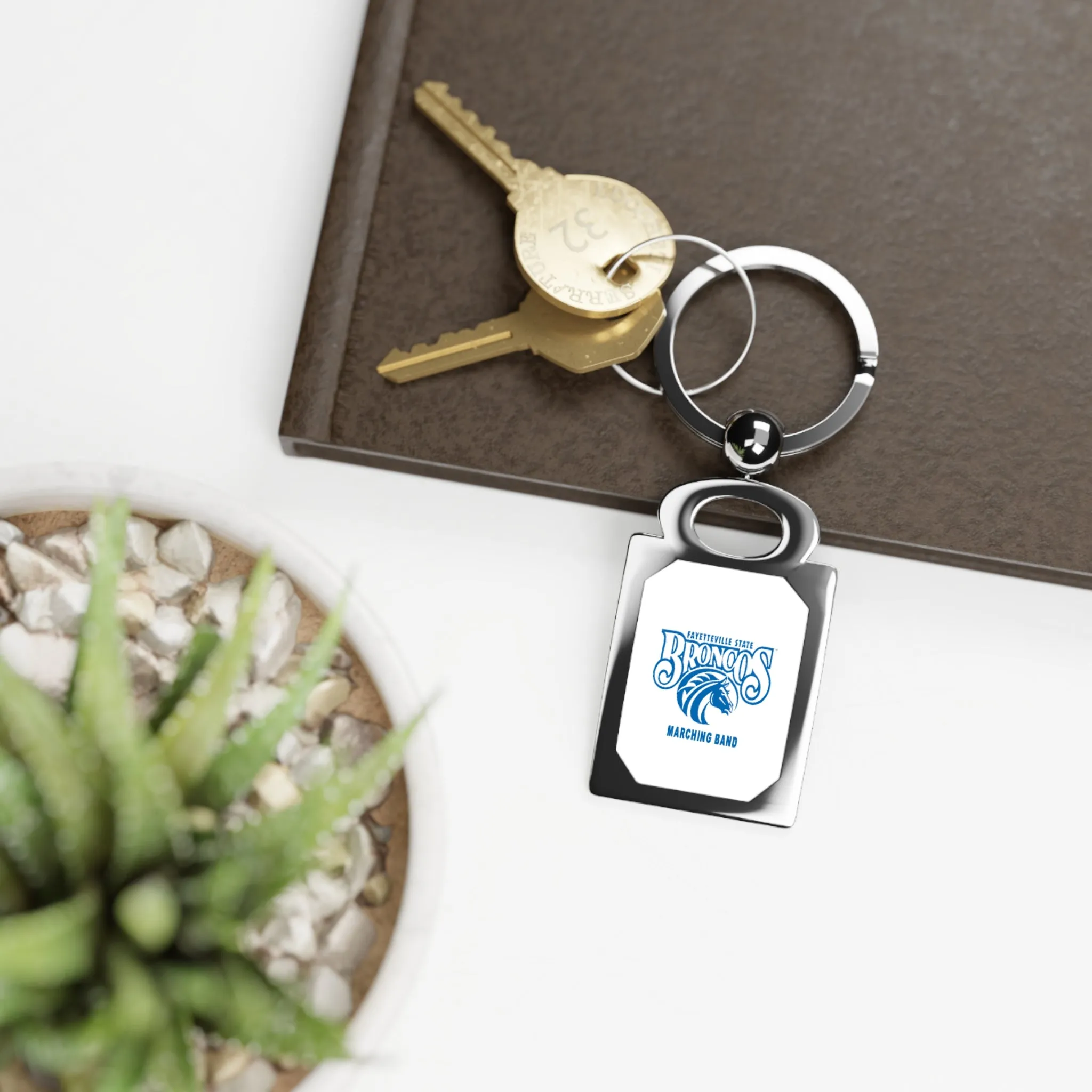 Fayetteville State Marching Band Rectangle Photo Keyring