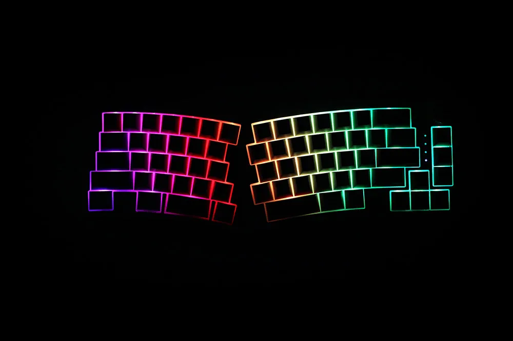 Feker Alice 80 3 Mode Wireless 80% Mechanical Keyboard kit hot swappable switch lighting effects RGB led type c 2.4G BT Ergo Kit