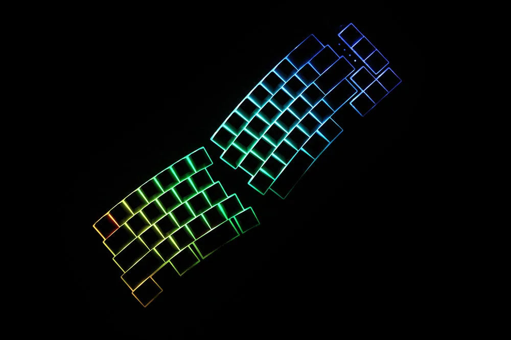 Feker Alice 80 3 Mode Wireless 80% Mechanical Keyboard kit hot swappable switch lighting effects RGB led type c 2.4G BT Ergo Kit