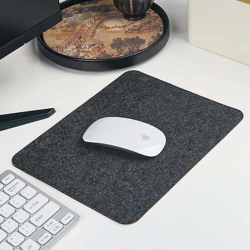 Felt Double-sided Office Mousepad Warm and Non-slip Desk Writing Pad