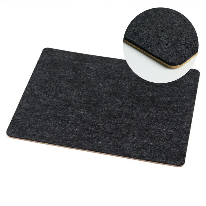 Felt Double-sided Office Mousepad Warm and Non-slip Desk Writing Pad