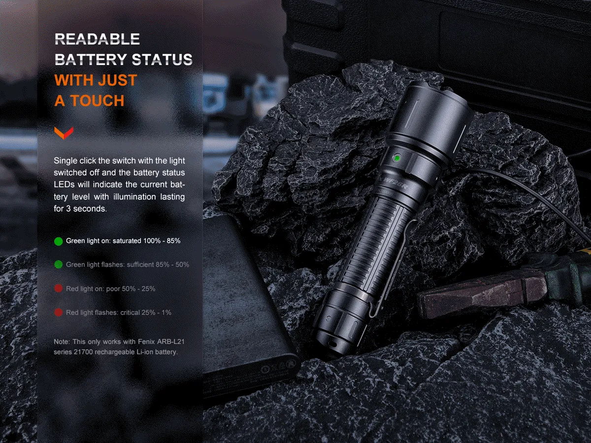 Fenix WF26R Flashlight with Special Edition Engraved Design