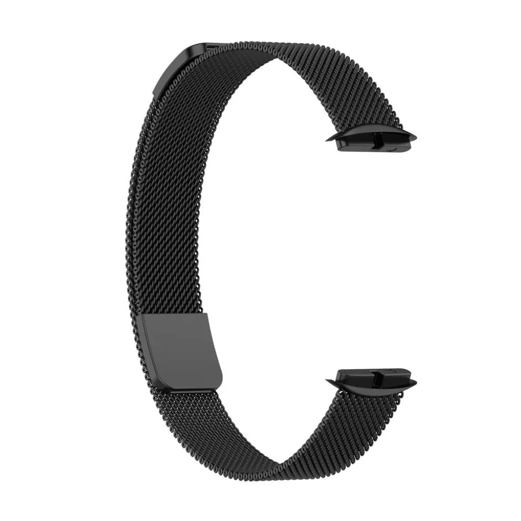 Fitbit Luxe milanese stainless steel watch strap - Black