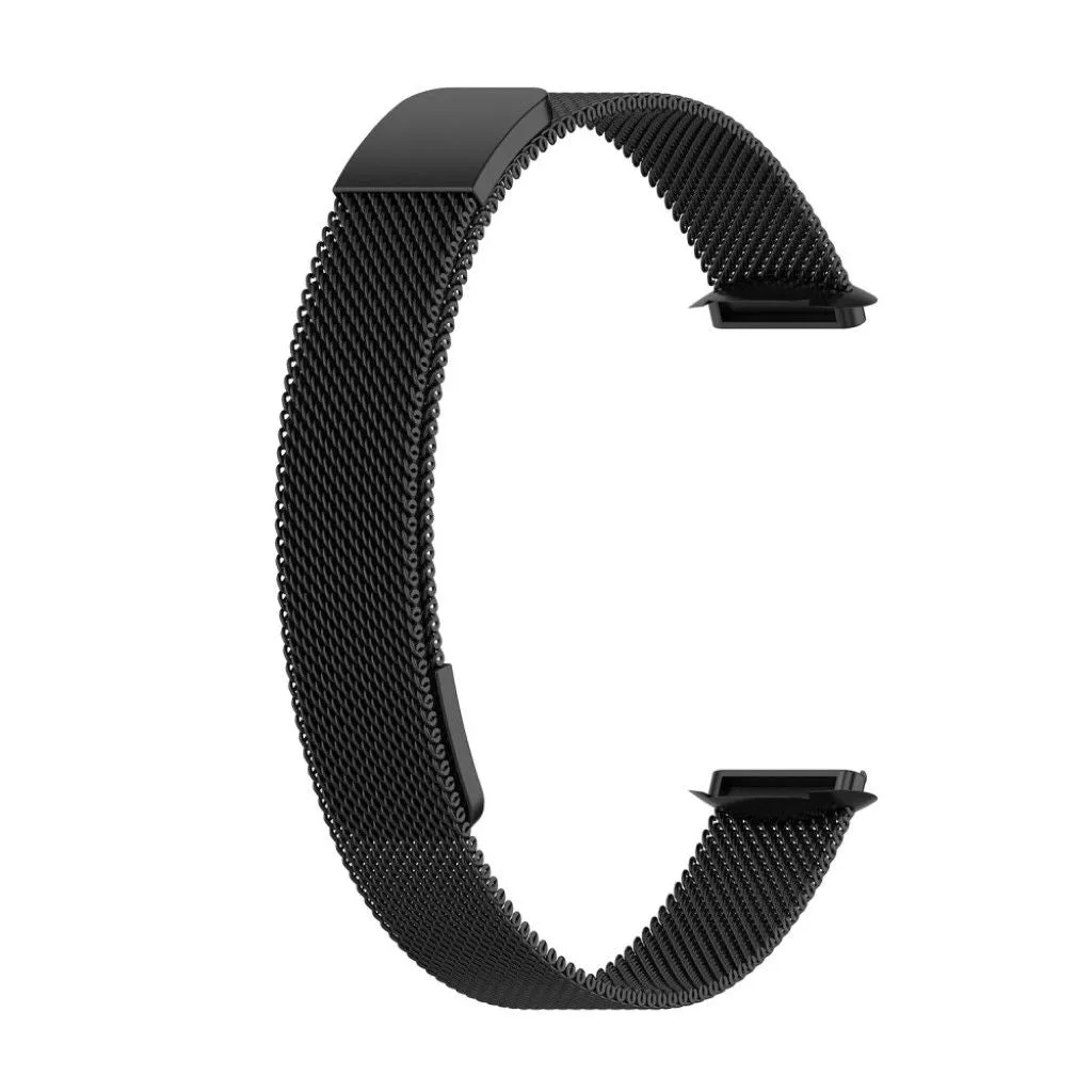 Fitbit Luxe milanese stainless steel watch strap - Black