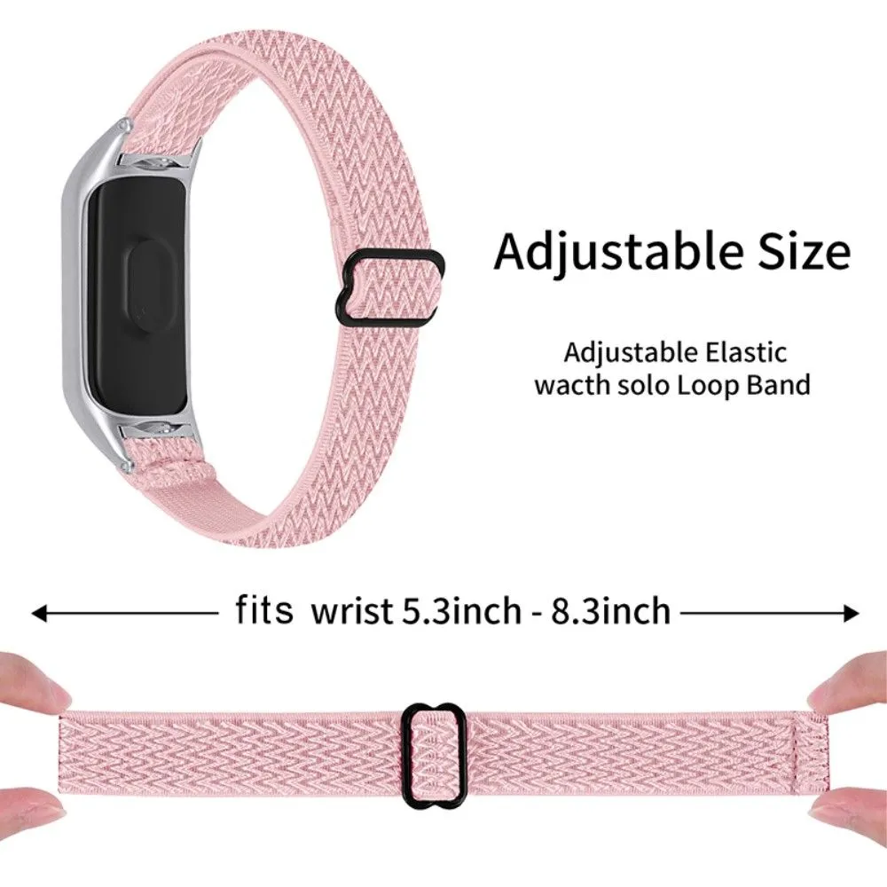 Fitbit Luxe nylon elastic watch strap - Pink