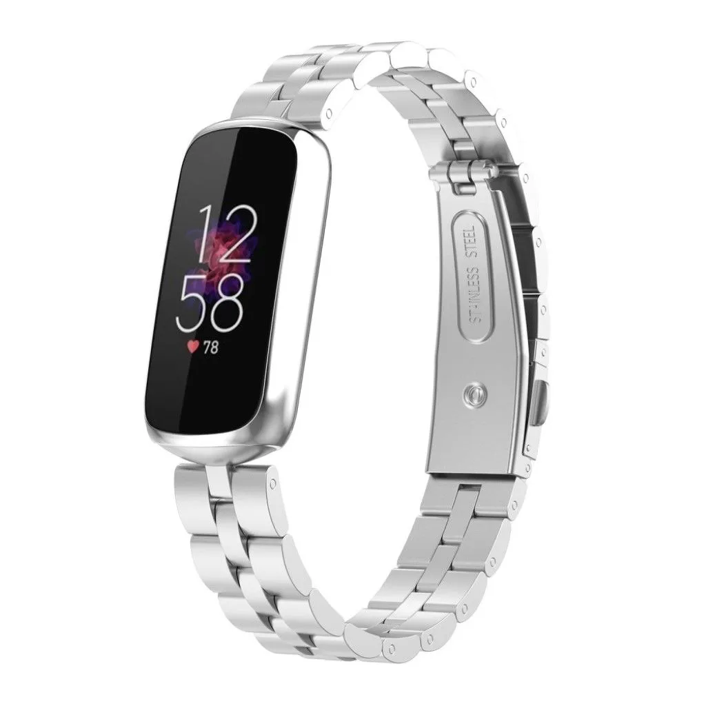 Fitbit Luxe stainless steel watch strap - Silver