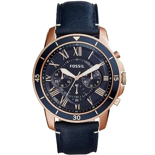 Fossil Grant Sport Analog Blue Dial Men's Watch-FS5237