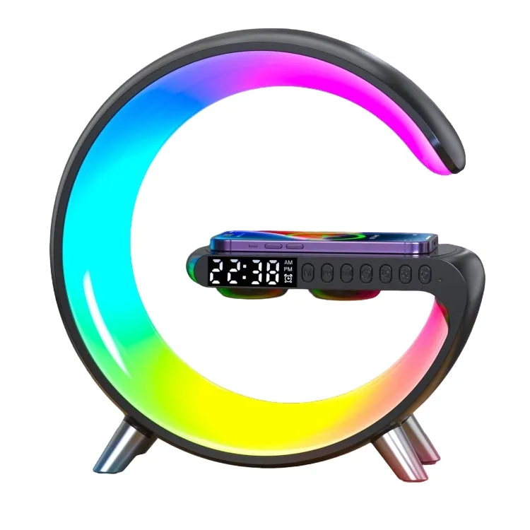 Gbt Smart Bluetooth Speaker Support Wireless Charger & Alarm Clock & Ambient Light