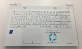 Genuine Toshiba Satellite A000389020 Top Cover with Keyboard Assembly White