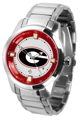 Georgia Bulldogs Titan Steel Men’s Watch