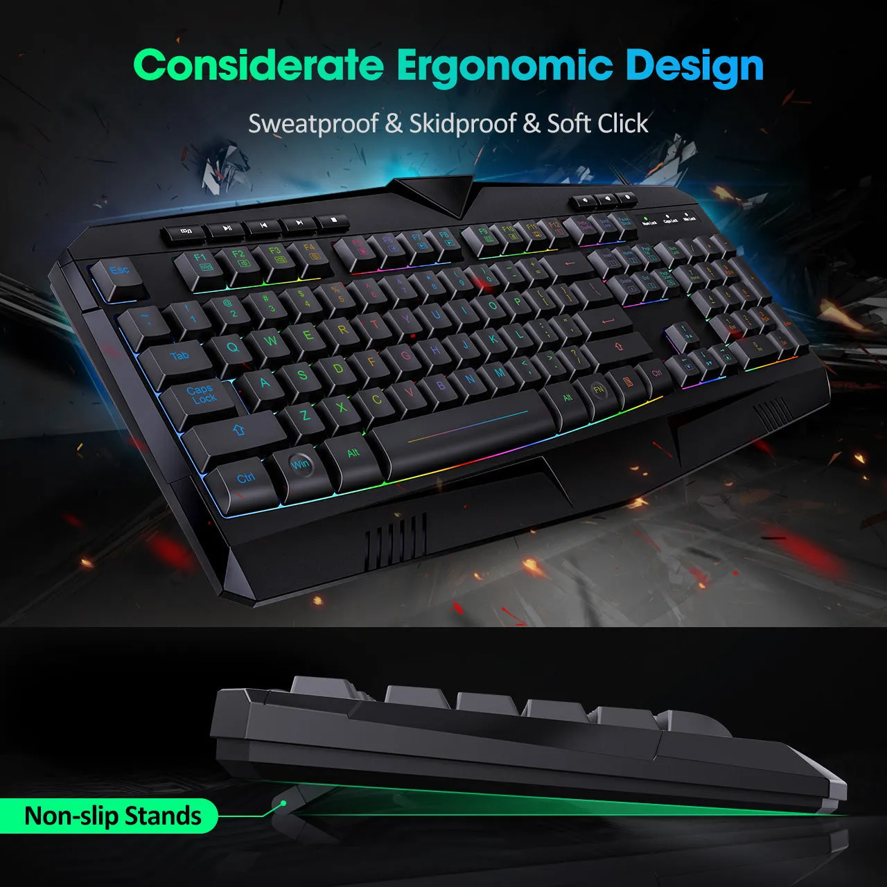 GK232 RGB Gaming Keyboard