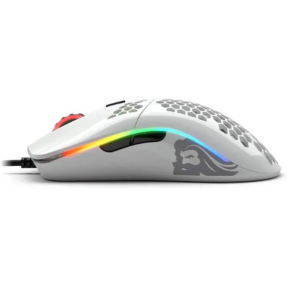 Glorious Model O- (Minus) Gaming Mouse, Glossy White (GOM-GWHITE)