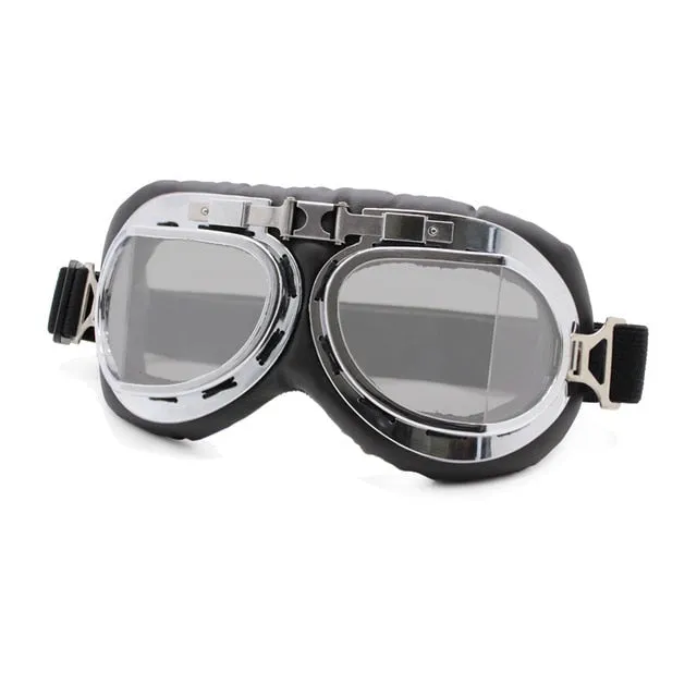 Goggles worn by the earliest aviators, motorcyclists and adventurers, customize a pair to suit your style!