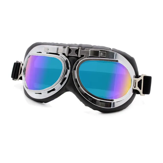 Goggles worn by the earliest aviators, motorcyclists and adventurers, customize a pair to suit your style!