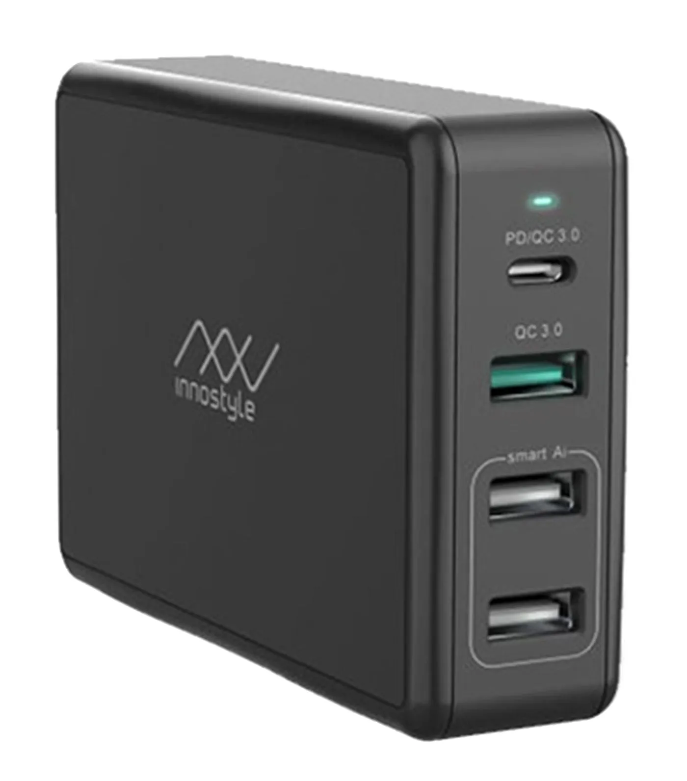 GoMax Pro 4-Port PD/QC USB-C Charger 80W Black