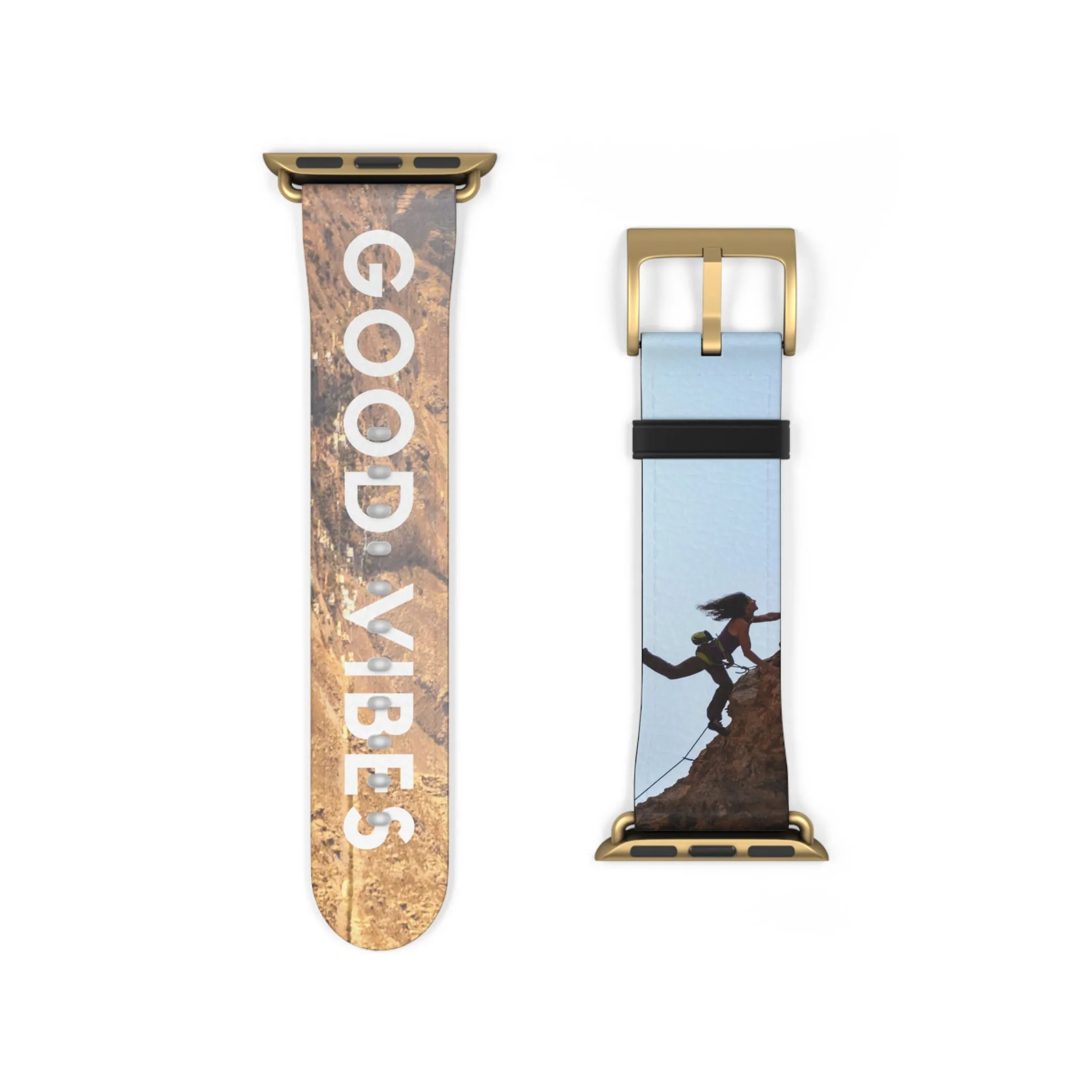 Good Vibes Rock Climbing Watch Band