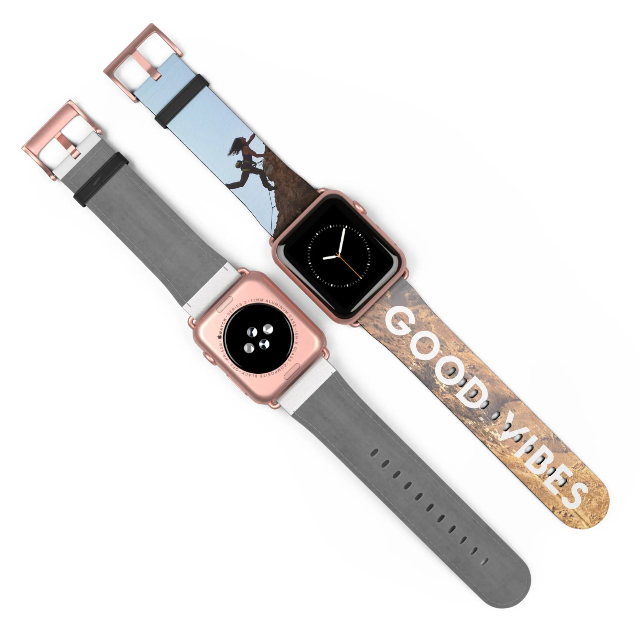 Good Vibes Rock Climbing Watch Band