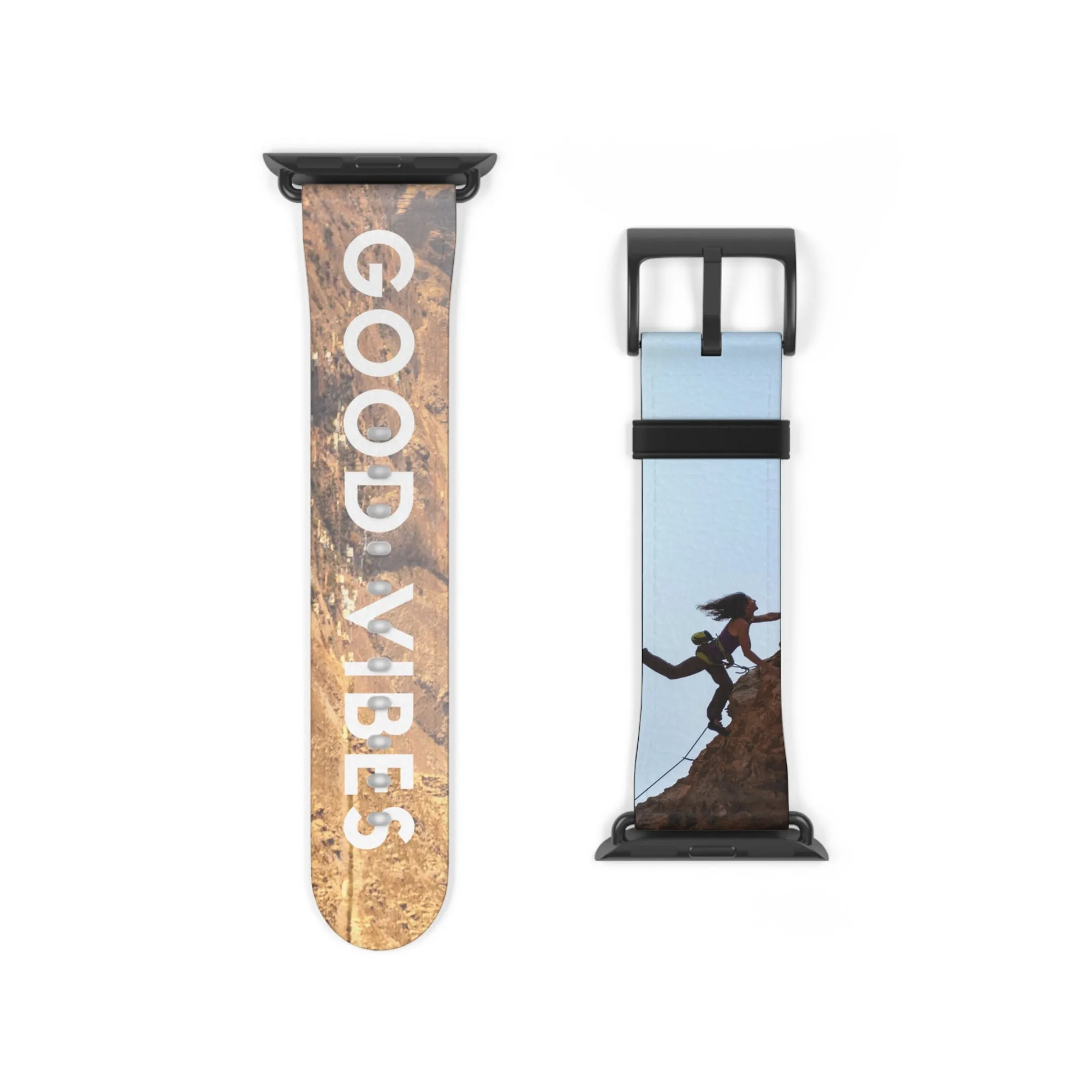 Good Vibes Rock Climbing Watch Band