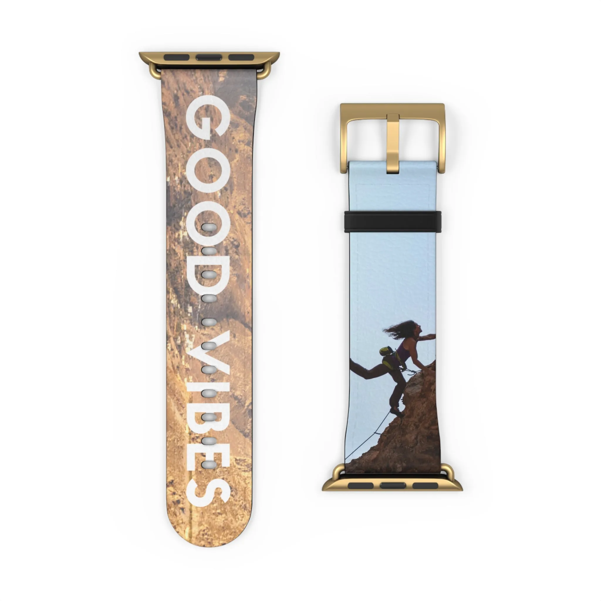 Good Vibes Rock Climbing Watch Band