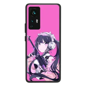 Gun Girl LED Case for Xiaomi