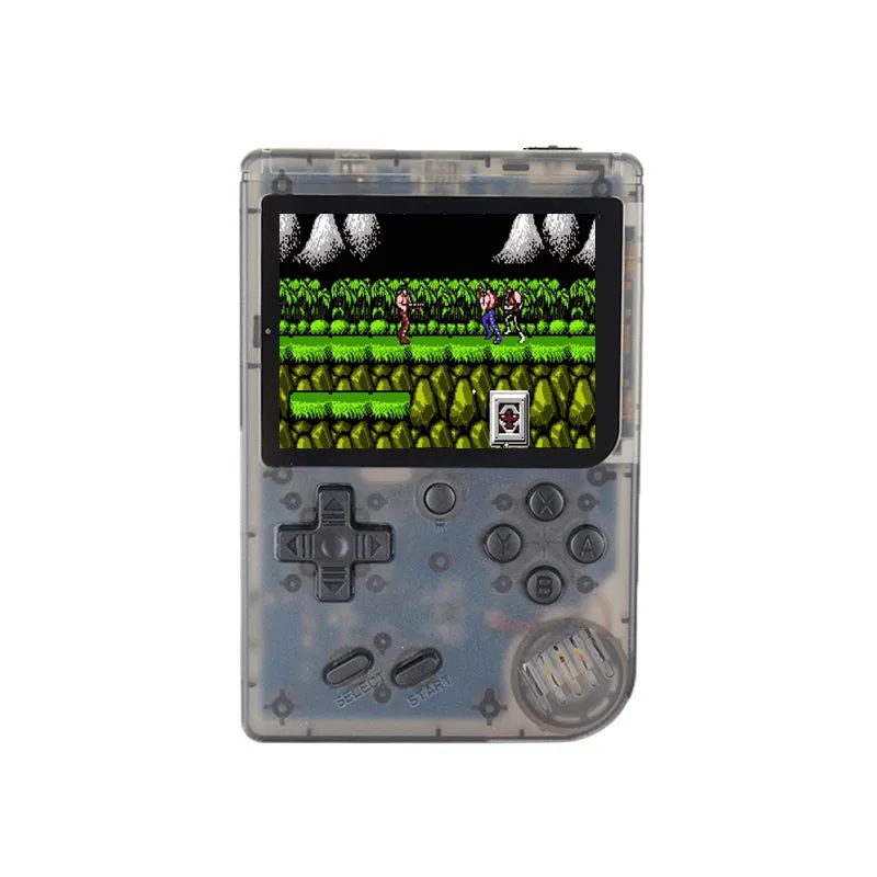 Handheld 400 Retro Games in 1 Mini Game Box Console Clear Black