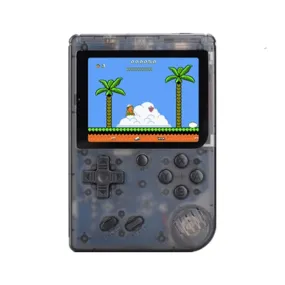 Handheld 400 Retro Games in 1 Mini Game Box Console Clear Black