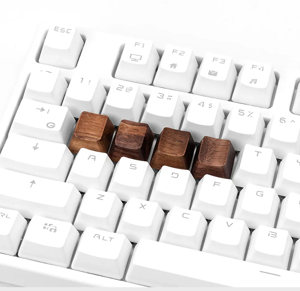 Handmade Walnut Wood Artisan Keycap - Thocky Keycap