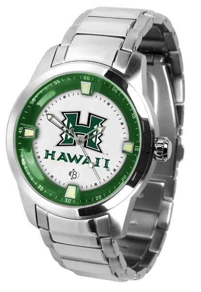 Hawaii Warriors Titan Steel Men’s Watch