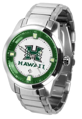 Hawaii Warriors Titan Steel Men’s Watch