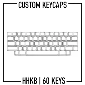 HHKB 60% Keyboard Custom Keycaps ( ANSI | 60 Keys )